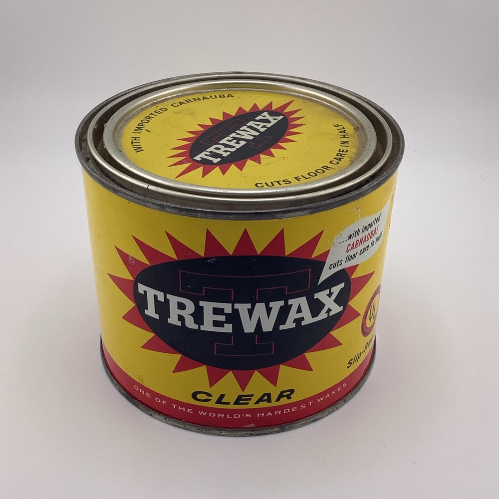 Vintage Trewax Clear Slip-Resistance Made in USA